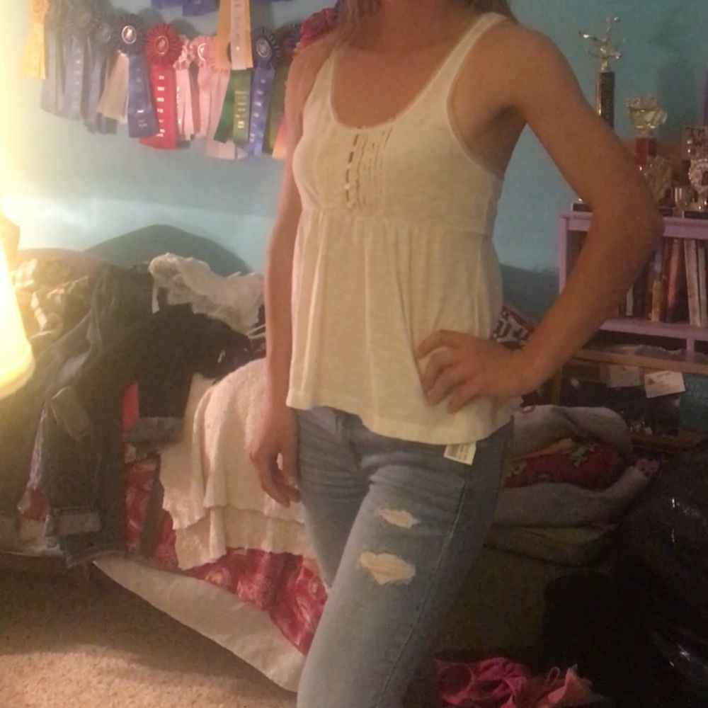 Cream AE Tank